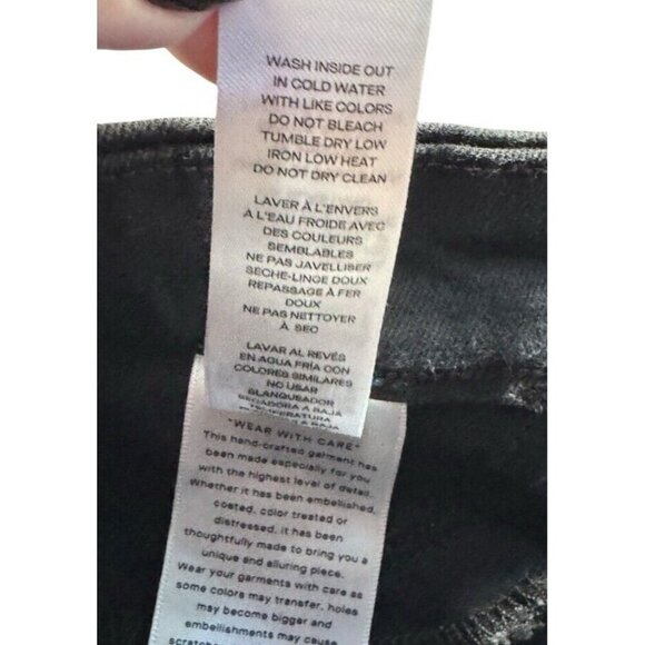 Good American Good Legs Power Stretch Pull On Flare Jeans Women's Size 1 (Small) - Picture 7 of 9